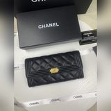 chanel。 leboy長款錢包款號a80286皮料五金，原版品質，細節美到淋