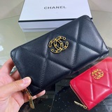 新款出貨 chanel 款號056#單拉錢包采用進口小羊皮繡線配皮條大五金簡單、