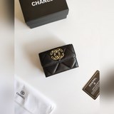 chanel香奈兒款號50089 專櫃款羊皮錢包裡外全皮 專櫃款式 做工細節無可