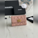 【原單】chanel   leboy小卡包到貨！菱格紋路，非常耐看！複古鎏金與複