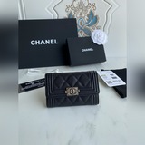 【原單】chanel   leboy小卡包到貨！菱格紋路，非常耐看！複古鎏金與複