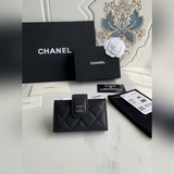 CHANEL   魚子醬 小香風琴卡包[色]這款卡包與普通卡包不同，一個風琴設計