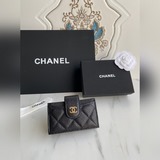 CHANEL   球紋/金色/銀色 小香風琴卡包[色]這款卡包與普通卡包不同，一