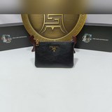 PRADA 普拉達原版牛皮零錢包 鑰匙包  進囗牛皮，高端五金，做工精美  [玫