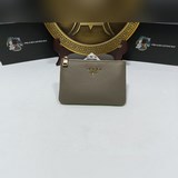 PRADA 普拉達原版牛皮零錢包 鑰匙包  進囗牛皮，高端五金，做工精美  [玫
