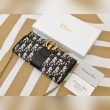 品牌：Dior 621665顔色： 黑色 尺寸： 19*10.5*3.5說