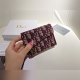 品牌：Dior 0611 顔色： 黑色 棗紅 尺寸：10.5*7說明：Di