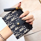 品牌：Dior 705顔色：黑色 棗紅 尺寸： 12*9*1.5說明：