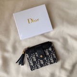 品牌：Dior 705顔色：黑色 棗紅 尺寸： 12*9*1.5說明：