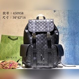 GUCCI 新品，專櫃品質，原單質量。款號：450958 背包采用柔軟GG高級人