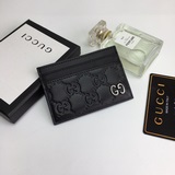 gucci新款，專櫃品質，原單皮質，真皮卡包，實物實拍。款號：233166 g字