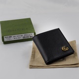 頂級原版印花gg marmont雙折皮夾 采用标志性雙gg金屬配件醒目别緻。采用