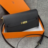 最新款（配專櫃盒子布袋）hermes  kelly 款單肩斜挎包材質：tog