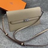 （配專櫃盒子布袋）hermes  kelly 款單肩斜挎包材質：togo頭層
