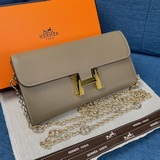 Hermes  Constance 原單 型號：9852鍊子手掌紋金扣 SI