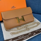 Hermes  Constance 原單 型號：9852鍊子手掌紋金扣 SI