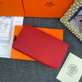 hermès 原版荔枝紋牛皮愛馬仕法國原産 男女通用錢夾12個卡位，兩個大鈔