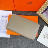 hermès 原版手掌紋牛皮愛馬仕法國原産 男女通用錢夾12個卡位，兩個大鈔