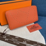 hermès 原單togo牛皮愛馬仕法國原産 男女通用錢夾12個卡位，兩個大