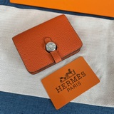 Hermes  原單Togo型號：0510 SIZE：11*10cm. 海