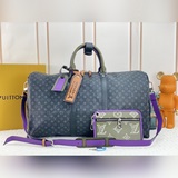 黑色小包升級原版m56856 黑花 m56855老花 keepall  band