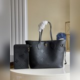 neverfull 中號購物袋 重新設計的内袋采用了清新的織物内襯和靈感源自路易