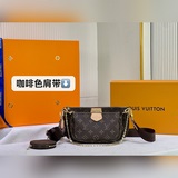 新款三件套m44823/44813favorite三件套手袋以monogram帆