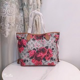 40995,白色散花彩印本款 onthego 手袋取材 monogram emp