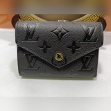 m41938  鑽石紋壓花victorine 錢夾為柔軟的 monogram