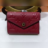 m41938  鑽石紋壓花victorine 錢夾為柔軟的 monogram