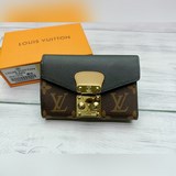 m67478  pallas 短款錢夾以 monogram 帆布和彩色小牛皮的