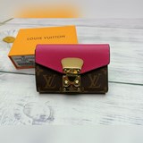 m67478  pallas 短款錢夾以 monogram 帆布和彩色小牛皮的