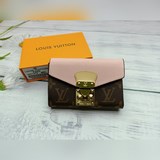 m67478  pallas 短款錢夾以 monogram 帆布和彩色小牛皮的