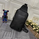 新款m46344十字紋、黑格、灰彩印、藍彩印 對版官網 avenue 單肩包da