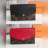 m60140【特别介紹】設計靈感源自手袋，此款柔軟而嬌美的錢夾是路易威登傳統格紋
