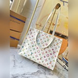 m46060白色彩印本款 onthego 手袋取材 monogram empre