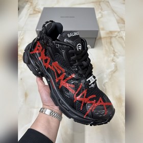 OK版純原版本 Balenciaga Runner 巴黎世家7代 “塗鴉黑紅”