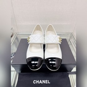 香奈兒23Ss新款Chanel 小香菱格寬帶瑪麗珍粗跟單鞋今年的大爆款某書瘋