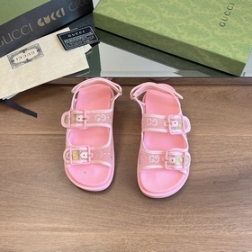GUCCi高端精品 2023古馳早春系列GG水晶網鑽沙灘涼鞋頂級代購品質！原版1
