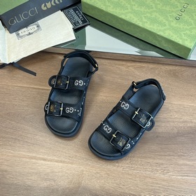 GUCCi高端精品 2023古馳早春系列GG水晶網鑽沙灘涼鞋頂級代購品質！原版1