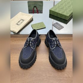Gucci厚底GG系帶情侶鞋原版定制1：1複刻代購級最高版本可與GZ對比無差别