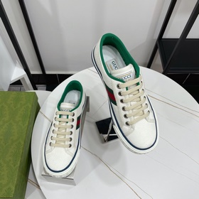 古奇 Gucci tennis 1977 經典系列情侶款帆布鞋2023最新配色