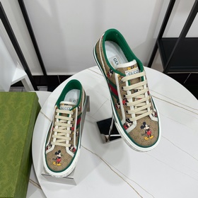 古奇 Gucci tennis 1977 經典系列情侶款帆布鞋2023最新配色