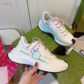 Gucci2023早春新款情侶運動鞋全套精美包裝 原版定制面料！tpu發泡超