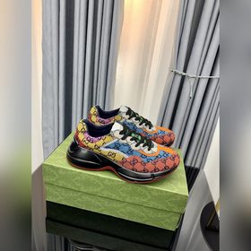 Gucci古奇古馳老爹鞋 G家 老爹鞋男女碼情侶款，3D打印，經典萬年款，頂級套