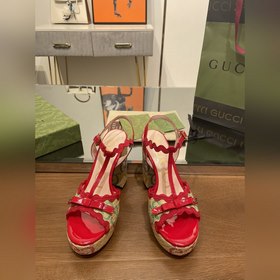 春季防水台高跟蝴蝶結涼鞋390粗跟厚底防水台 鞋櫃必備款  原版套楦  高端品