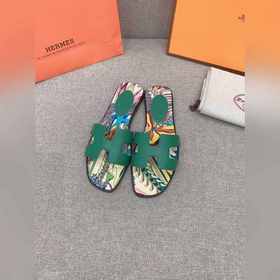 HERMES愛馬仕經典款H拖 原版購入開發 頂級品質 鞋面原版小牛皮 墊腳原版