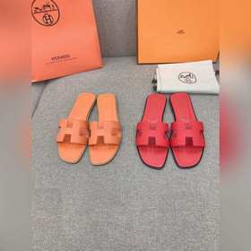 HERMES愛馬仕經典款H拖 原版購入開發 頂級品質 鞋面原版牛皮 内裡墊腳羊