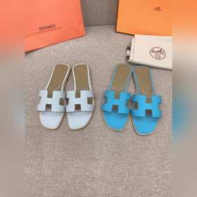 HERMES愛馬仕經典款H拖 原版購入開發 頂級品質 鞋面原版牛皮 内裡墊腳羊