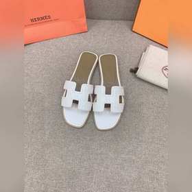 HERMES愛馬仕經典款H拖 原版購入開發 頂級品質 鞋面原版小牛皮 内裡墊腳
